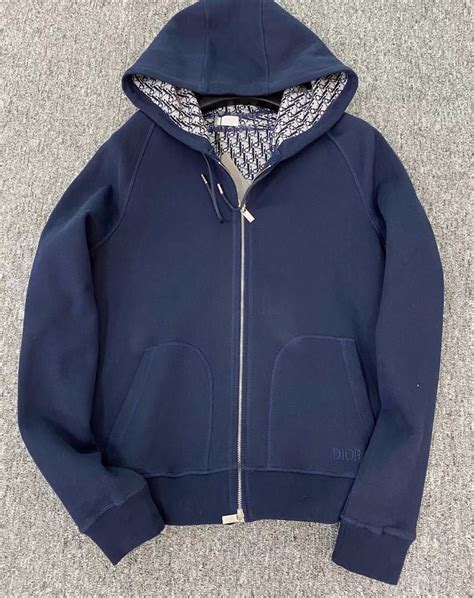 dior hoodie navy blue|grey christian dior hoodie.